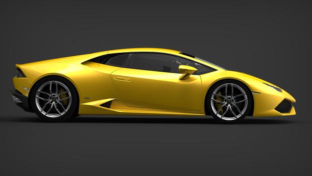 Lamborghini-Huracán side view