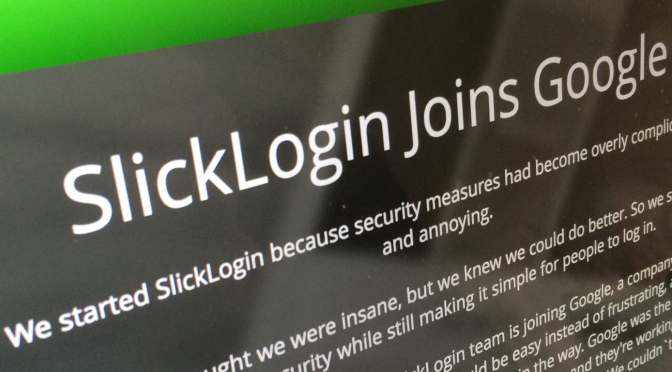 Google Acquires Slicklogin