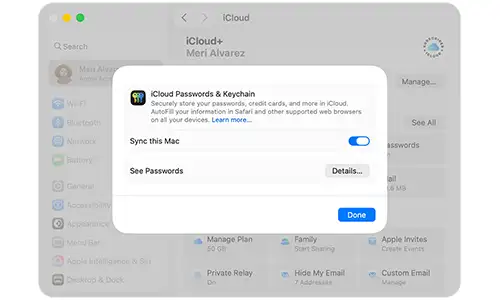 Apple iCloud Keychain
