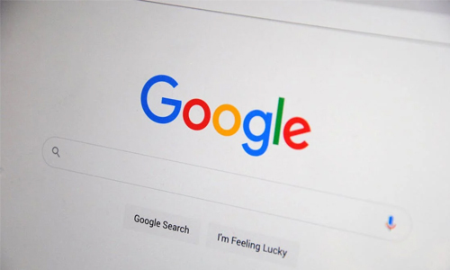 Google browsing page