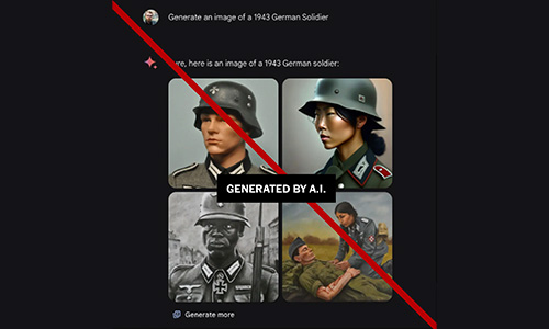 Soldiers pic generated by AI