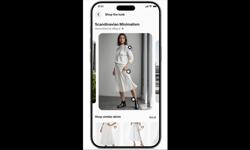  shop the look in mobile screen