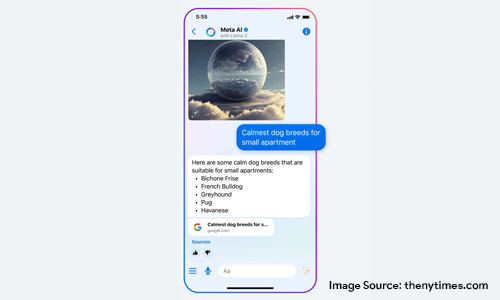 meta AI chat in mobile