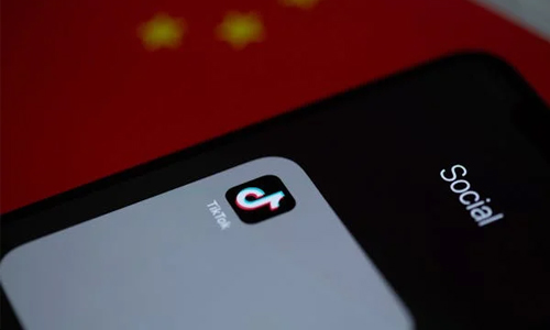 tik tok app on mobile screen