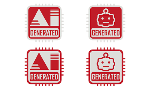 AI generated content logo