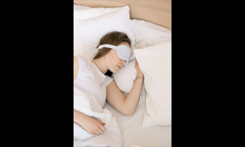 Woman sleeping peacefully