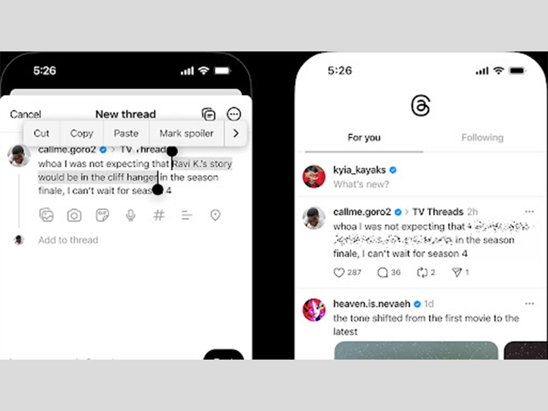 Threads Spoiler Tag Now Lets Users Blur Spoilers in Posts