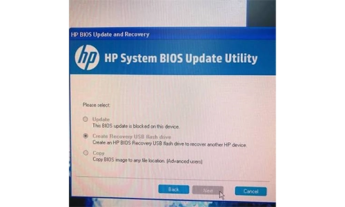 Generic BIOS update screen used to explain how to update BIOS safely on Windows.